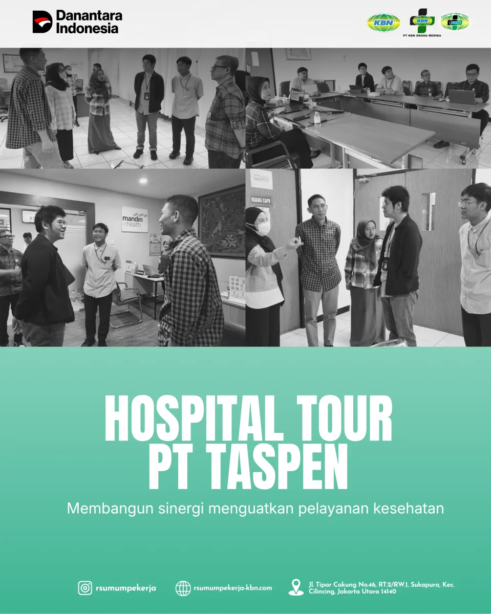 KUNJUNGAN PT TASPEN KE RUMAH SAKIT UMUM PEKERJA